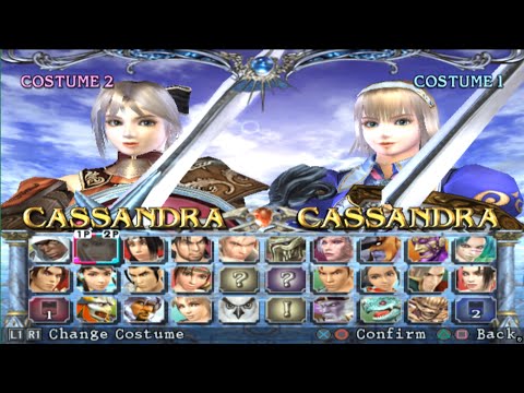 SoulCalibur III All Characters, Weapons and Alternate Costumes/Colors