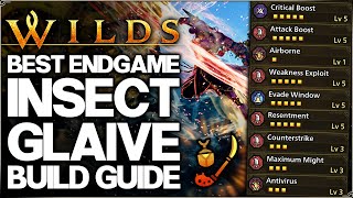 Monster Hunter Wilds - Best Insect Glaive Build - Highest Damage Possible - Armor Set Weapon Guide!