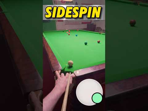 Snooker Sidespin Shots 👉⚪️👈 GoPro Headcam POV