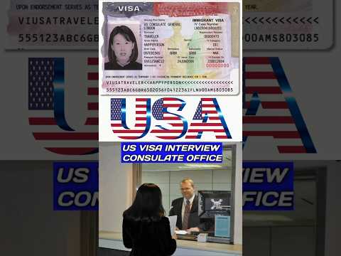 USA VISA INTERVIEW | USA CONSULATE OFFICER | US VISA INTERVIEW TIPS | USA VISA BIOMETRIC | #shorts