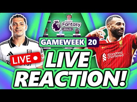 TOP 100k! FPL GAMEWEEK 20 REACTION STREAM! | Fantasy Premier League 24/25