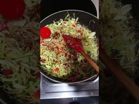 YUMMY CHINESE RICE WITH MANCHURIAN #food #veer #recipe #shortsvideo #short