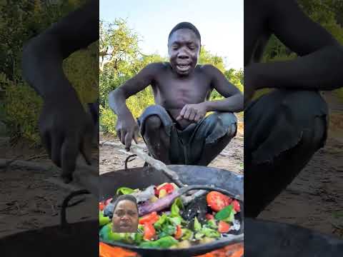 Baby Monkey #food #africanvillage #viralvideo #africa #villagelife #youtubeshorts #traditionallife