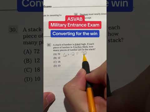 ASVAB Arithmetic Reasoning answers walkthrough 30