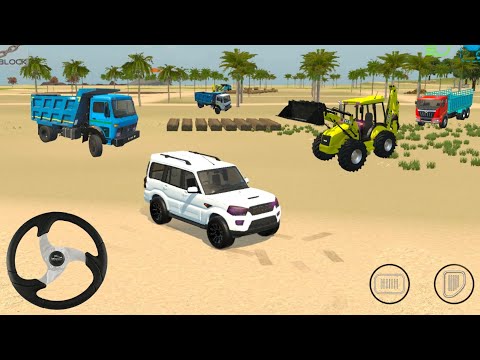 JCB 🚜// SCORPIO 🚗// TATA TRUCK 🚛 LODING GAM PLAY  #trending #viralvideo #gaming #jcb #scorpio #truck