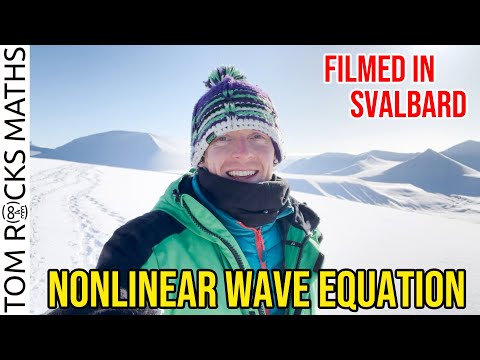 Maths of Glaciers - Svalbard and Nonlinear Wave Equations