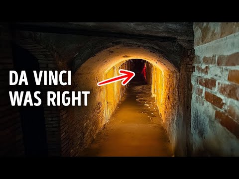 They Found Hidden Tunnels From Da Vinci’s Sketch