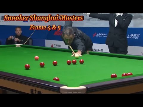 Snooker Shanghai Masters Ronnie O’Sullivan Vs Ali carter ( frame 4 & 5).