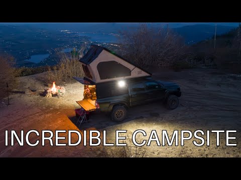 Mountain Top Truck Camping | Lone Peak Camper