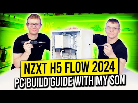 NZXT H5 FLOW 2024 Build - Step by Step Guide