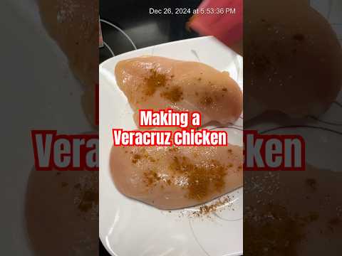 Veracruz chicken #chickenrecipe #easytoprepare #quickandeasyrecipe