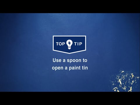 Wickes Top Tips - Use a spoon to open a paint tin