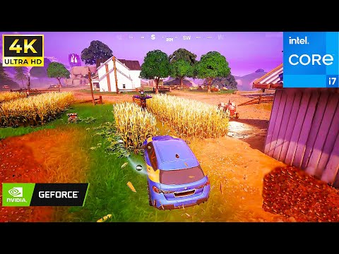 Fortnite Gamplay Zero Build 4K Max Graphics