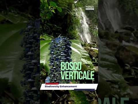 Bosco Verticale - Biodiversity Enhancement #shorts #esg #sustainability