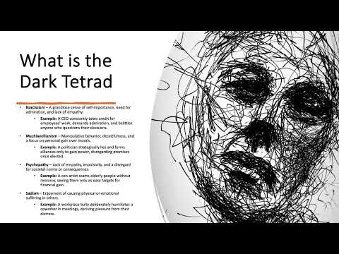 What are the Dark Tetrad personality traits?