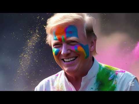 Trump is playing Holi with tariffs / Trump ny kheli Holi / The European gang of goons