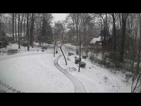 Snow Day in Cary, North Carolina | February 19, 2025 [Time Lapse]