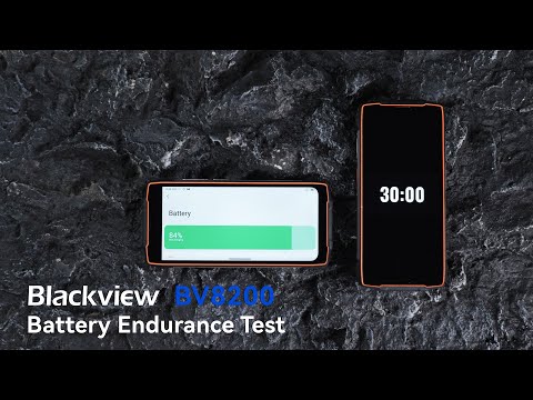 Blackview BV8200 Battery Test | Adventure All Day, Fun Nonstop. 8800mAh Battery 45W Fast Charging