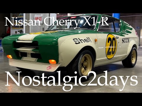 「日本一速い男」星野一義カラーリング！日産チェリーX1Rレーシング　ショップデモカー・デモラン ノスタルジック2デイズ Nostalgic2days