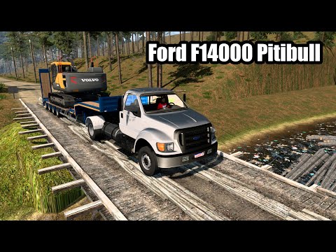 Ford F14000 Pitibull qualificada! - Mod Euro Truck Simulator 2 1.50 #46