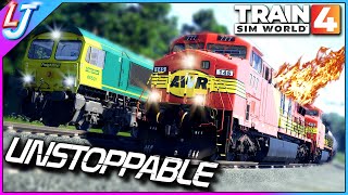 Train Sim World 4 - Can a Class 66 Stop 777 RUNAWAY Train?