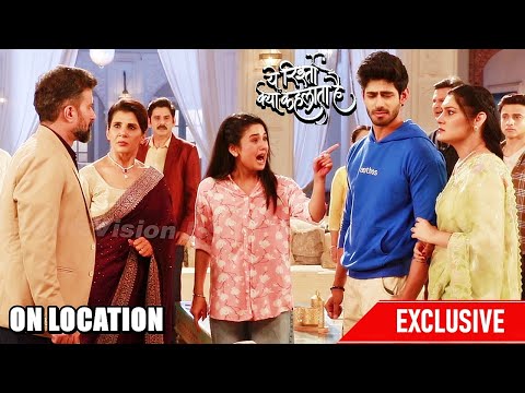 YRKKH: Charu & Krish EXPOSE Sanjay For Ruining Their LOVE LIVES | ON LOCATION