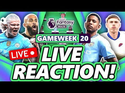 TOP 100k! FPL GAMEWEEK 20 REACTION STREAM! | Fantasy Premier League 24/25