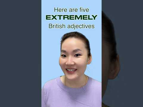 5 extremely British adjectives #learnenglish #english #sarahmembrey