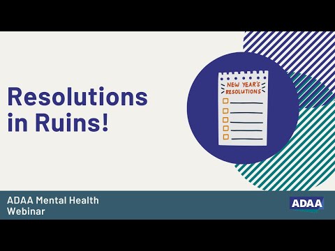 Resolutions in Ruins! | Mental Health Webinar