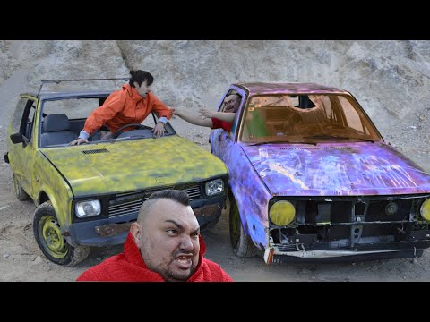 Bosanski BRZI i ZESTOKI - (Golf 2 VS Yugo 45)