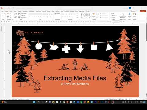 Extracting Photos and All Other Media Files from PowerPoint and Word