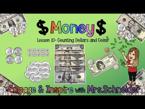 Money Lesson 10  Counting dollars and coins