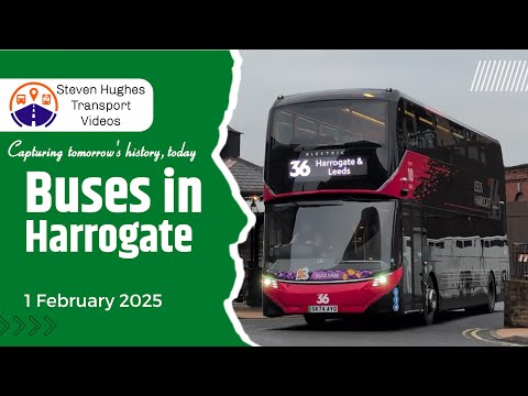 Buses in Harrogate 1 February 2025