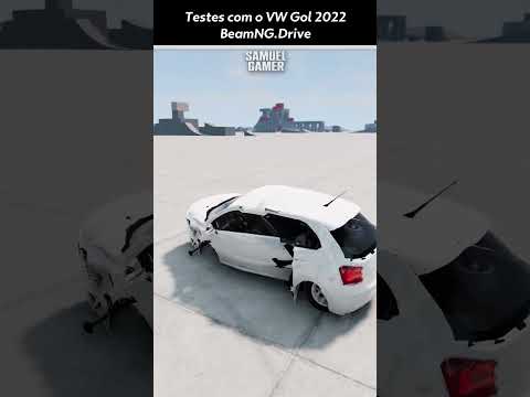 Testes com o VW Gol 2022 | BeamNG.Drive #shorts #beamngdrive