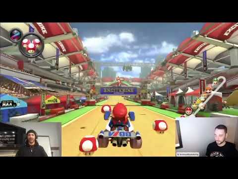 Mario Kart Interview with NASCAR driver Anthony Alfredo on his way to the Daytona 500