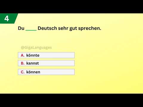 German Exercises for Beginners Level A1 - Part 1