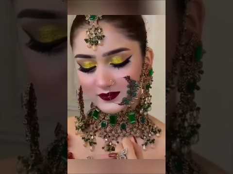 wedding bridal jewellery makeup#bridal#bridalmakeup #bridaljewellerydesigns #bridalmakeover #shorts