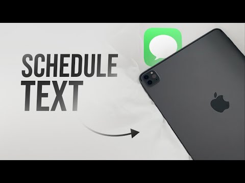 How to Schedule a Text on iPad (tutorial)