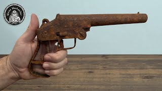 Old Rusty Pistol Restoration - Gun Restoration