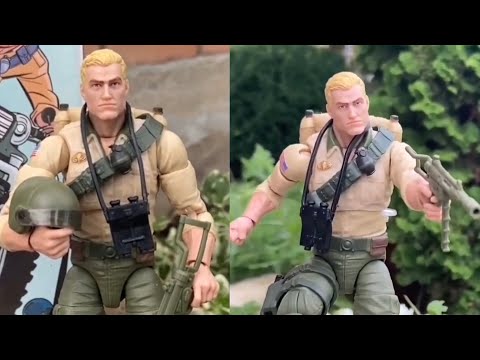 New GiJoe Classified Retro Duke action figure in stock at entertainment earth get 10 percent off