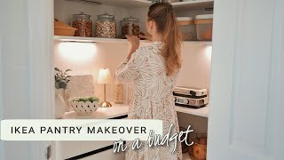 IKEA Pantry Makeover on a Budget | Pantry Organization Ideas | Declutter and Organize With Me