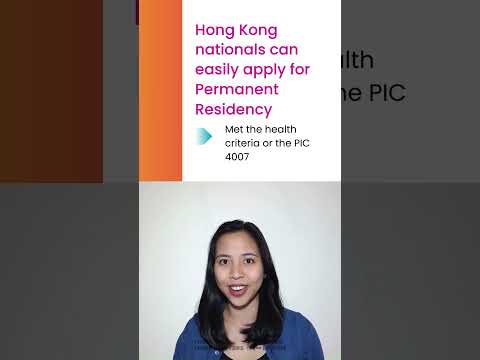 Simplified Australian migration process for Hong Kong nationals