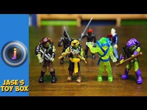 Ninja Turtles Out of the Shadows MegaBloks Mini Figures! Jase's Toy Box