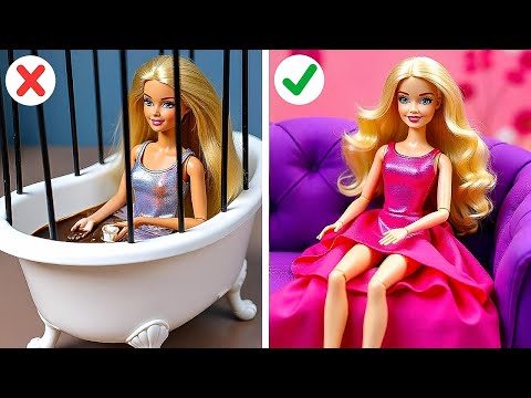 Barbie gets a Makeover in Jail 💕 Beauty Tips & Stories By ChiLaLa & La La Life 💖