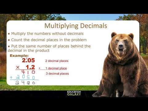 5th Grade - Math - Operations with Whole Numbers and Decimals - Topic Video Part 4 of 4