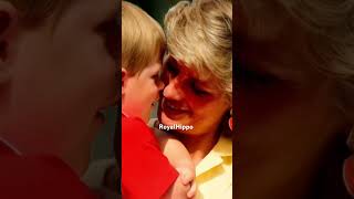 Prince Harry and Princess Diana #dianaprince #princeharry #mother #love #son #ladydiana