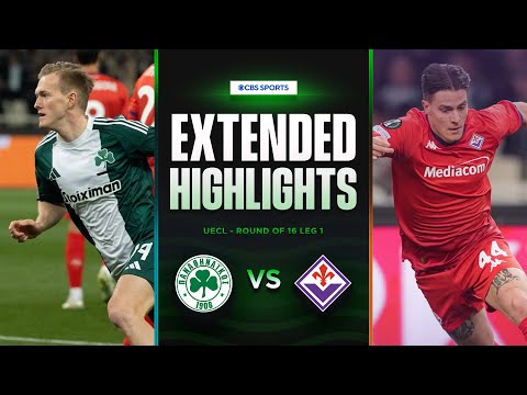 Panathinaikos vs. Fiorentina: Extended Highlights | UECL Round of 16 Leg 1 | CBS Sports Golazo