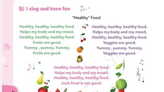 انشودة Healthy Food 🥝🥑🍎/ السنة الرابعة إبتدائي 4PS