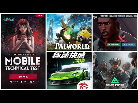 Valorant Mobile Open Beta | Palworld Mobile Next|Once Human Beta|NFS Mobile Update| Delta Force Beta