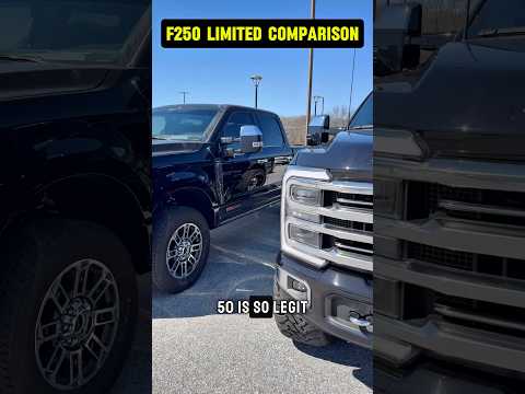 LIMITED Ford F250 Comparison-stock vs CUSTOM